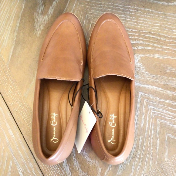 Jessica Carlyle Womens Tan Jenoa Flat Loafer Comfort Shoe - Picture 4 of 8